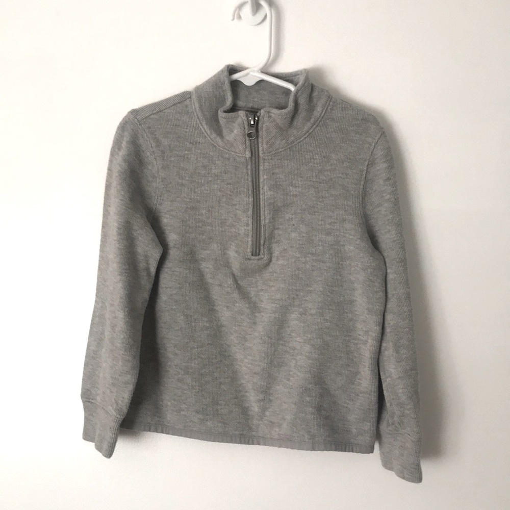 Gap Kids Grey half zip sweater